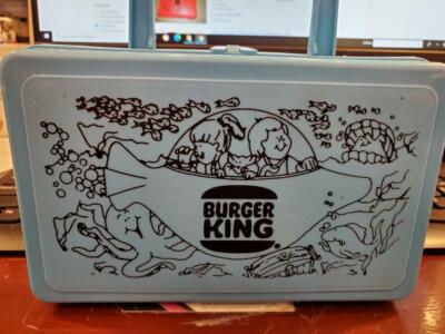 2 Vintage Burger King Lunch Boxes RED/BLUE | eBay