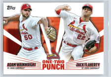 Adam Wainwright & Jack Flaherty 2023 Topps One-Two Punch #12P-5 MT