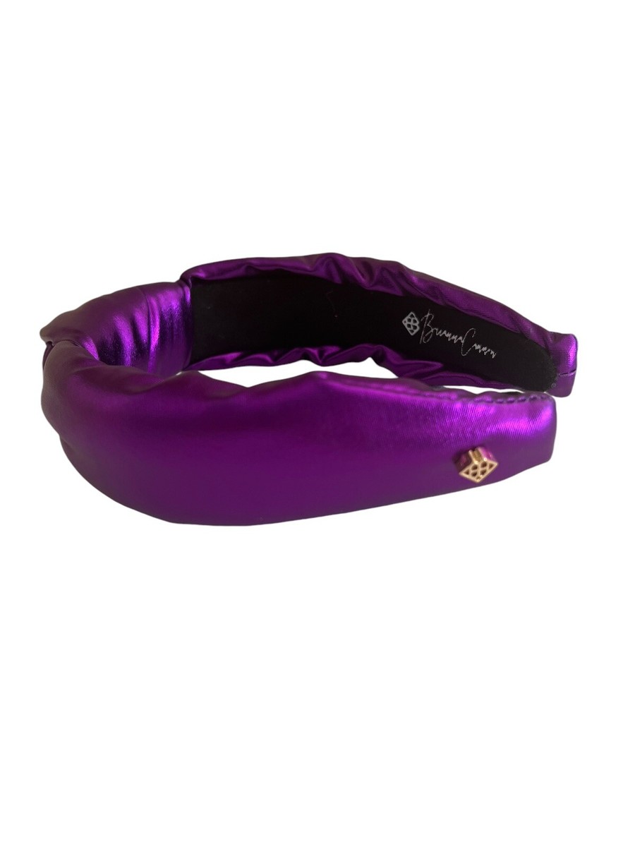 BRIANNA CANNON ADULT SIZE PURPLE BANDANA KNOTTED HEADBAND Adult Size Purple Bandana Knotted Headband – Brianna Cannon main image 4