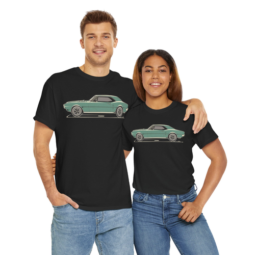 T-Shirt DigiRods Pontiac Firebird 400 Vintage Modelljahr Ton Cartoon Auto schwarz - Bild 6 von 7