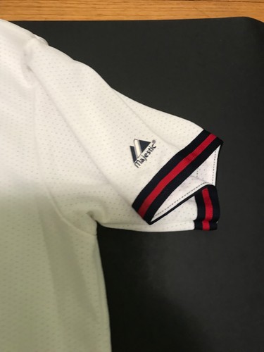 Vintage Majestic MLB Atlanta Braves #16 McCann Autograph Signed Baseball Jersey - Picture 8 of 13