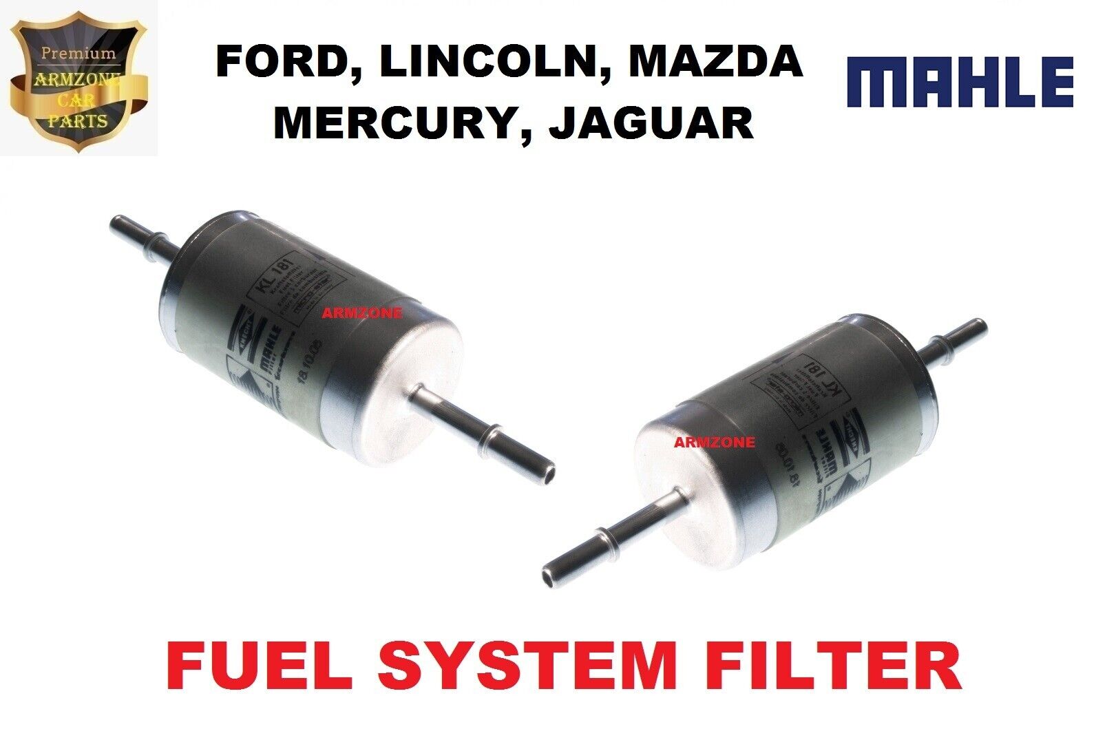 Fuel Filter For Ford, Lincoln, Mercury, Mazda, Jaguar Mahle OEM