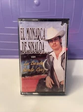 EL MONARCA DE SINALOA con la Banda Santa cruz CASSETTE TAPE Used