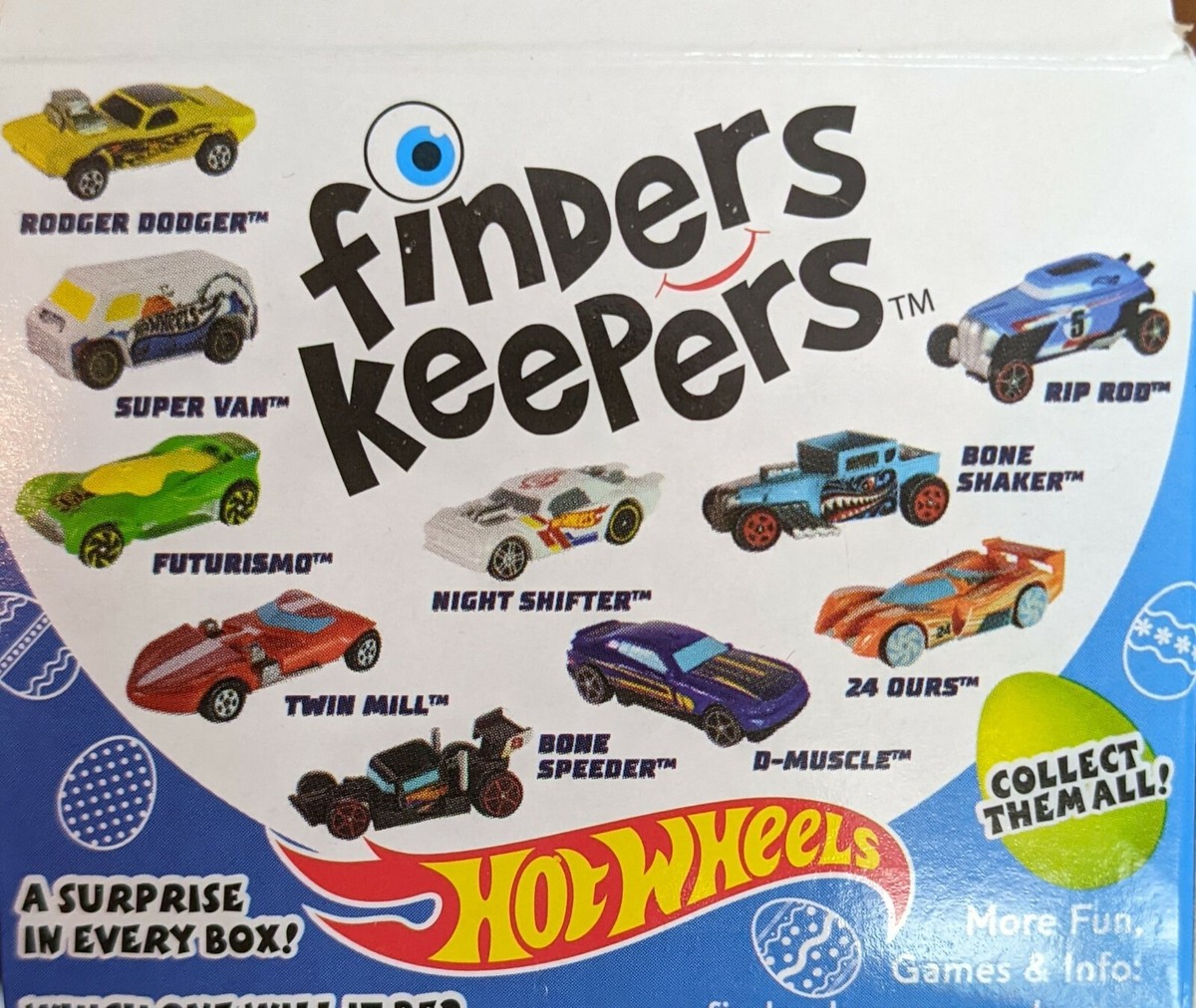 Finders Keepers Hot Wheels Toy cars Easter candy surprise