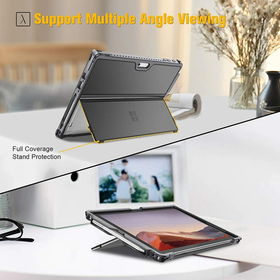 Hard Case for New Microsoft Surface Pro 7+ /Pro 7 6 5 LTE 12.4'' Rugged Cover - Image 4 of 4
