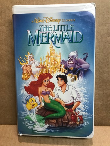 Walt Disney The Little Mermaid VHS Black Diamond Classic BANNED ARTWORK 🔥Cover