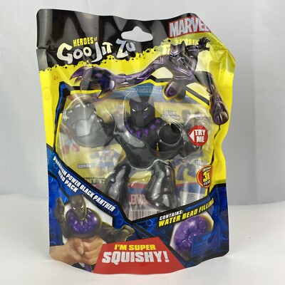 Heroes of Goo Jit Zu Marvel Vibranium Power Black Panter Hero Pack.