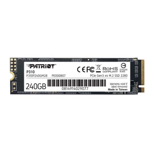 Patriot P310 240GB SSD 2280 M.2 PCIe Gen3 x4 NVMe 1.3 interne SSD für PC/Laptop - Bild 9 von 14