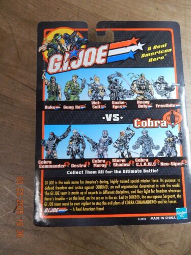 Hasbro G.I. Joe vs Cobra Duke vs Cobra Commander Vintage 2001 RED BLACK - Picture 2 of 2