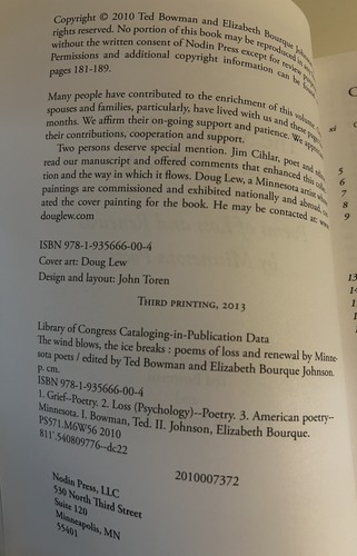 Der Wind weht, das Eis bricht: Gedichte über Verlust und Erneuerung von Minnesota Poets - Bild 4 von 8