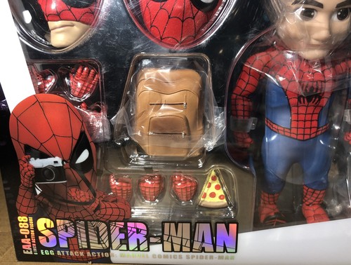 Beast Kingdom Peter Parker Spider-Man Egg Attack EAA-088 Action Figure SDCC - Picture 13 of 17