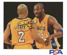 Derek Fisher Signed Autographed 8x10 Photo PSA/DNA AUTO Los Angeles Lakers
