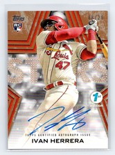 Ivan Herrera 2023 Topps 1st Edition #BSA-IHE Baseball Stars Rookie Auto Gold /20