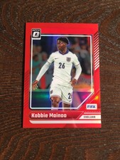 2024-25 Panini Donruss Kobbie Mainoo Manchester United England Optic Red 170/299