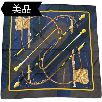 HERMES Carre 90/Scarf/Clic Clac/With Tag shawl woman stylish from japan