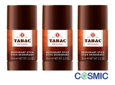 3 X Tabac Original Deodorant Stick 75ml Men's Fragrance Grooming Multipack