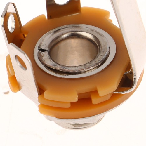 5PCS 1/4" Female Panel Mount Power Socket Connector Mono Audio Cable Jack Pl _ha - Photo 6/9