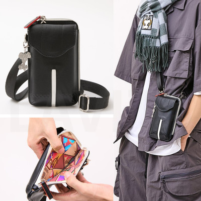 Kingdom Hearts Roxas Model Shoulder Bag Multi Pouch Black Japan