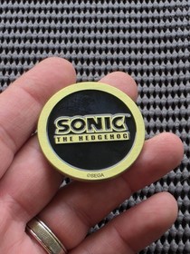 Sonic Rings Sega Shop UK Coin Medal Exclusive Rare Promo GENESIS SATURN CD 32