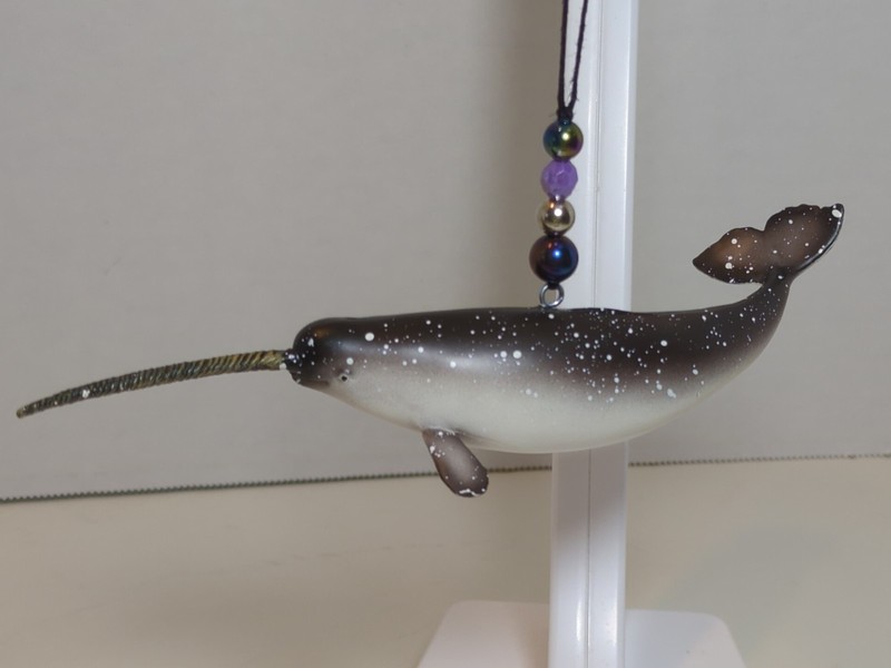 Sea Unicorn Narwhal Custom Christmas Tree Ornaments Arctic Wildlife NEW! 