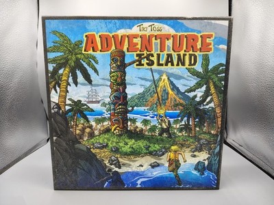 Tiki Toss Adventure Island Hook and Ring Toss Family Board Game Complete