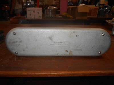 Eaton Crouse-Hinds BUB9 3 1/2'' WITH COVER & GASKET Outlet Body 45 Degree
