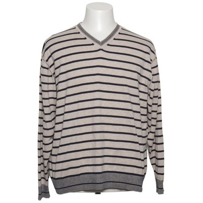 Roberto Lorini, Pullover, Größe: XL, Beige/Schwarz, Acryl/Baumwolle #sg3