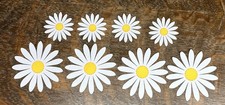 8 Daisy Daises Die Cut Scrapbook Embellishment Card Making Junk Journal