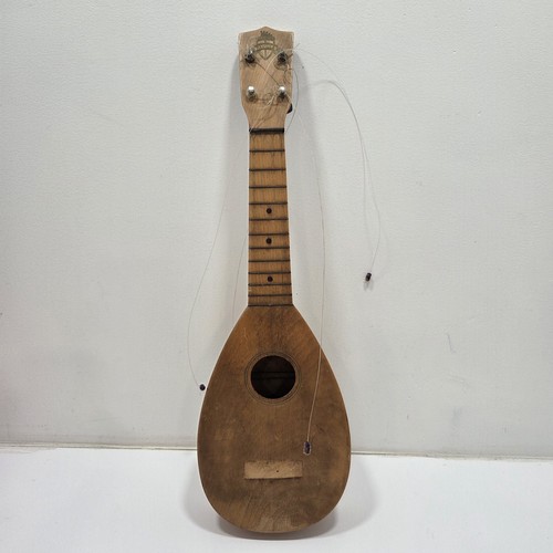 Vintage Favilla Four String Teardrop Ukulele - Damaged For Parts/repair