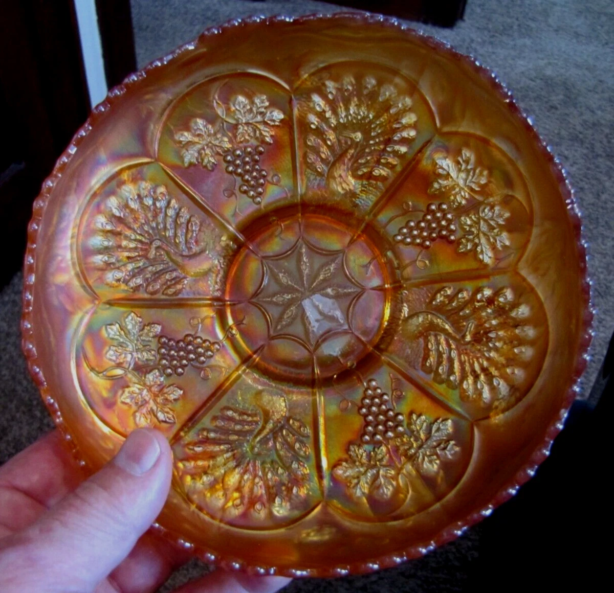 Fenton Red Carnival Glass products for sale | eBay