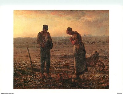 Postkarte - Kunst - Malerei - Jean-François Millet - L'Angelus - Neue Karte