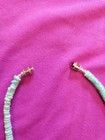 Vintage Blue Disk Beaded Necklace  — photo 3