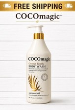 COCOmagic "COCONUT VANILLA" Moisturizing Body Wash With Coconut Oil! - 32 Oz. 0.85 per gallon