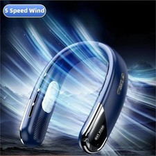 Neck Fan Portable Hanging Wearable Fans Bladeless Cooler for Outdoor Camping