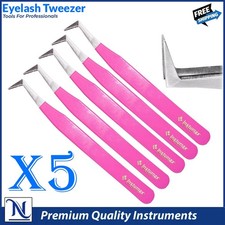 Anti Static L Type Tweezers Professional Eyelash Extension Tool