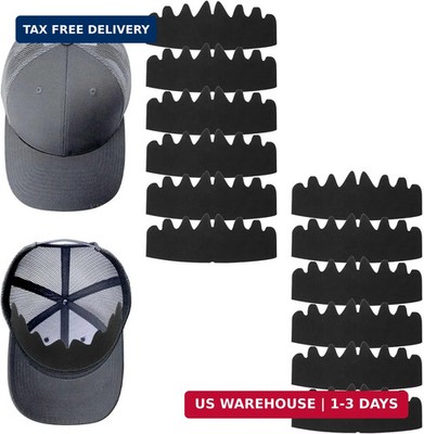 10+ PCS Black Baseball Caps Inserts Flexible Washable Hat Shaper Insert , Sun Ha