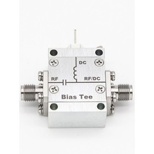 Bias Tee 100kHz-1GHz 2A 50  50V RF DC Block SMA F-F Gold/Stainless Steel