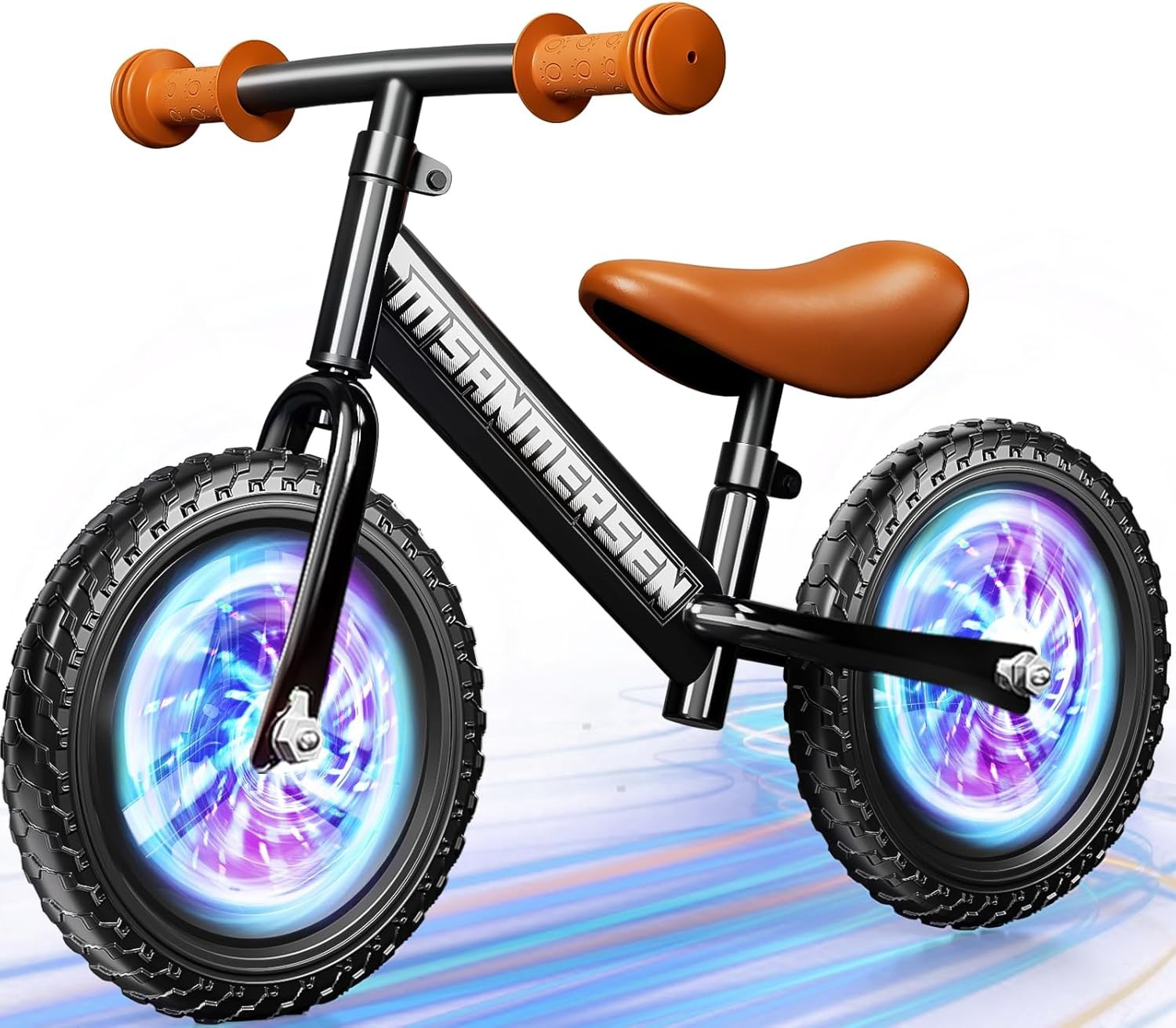 Colorful Lighting Toddler Balance Bike 2 3 Year Old,Balance 