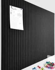 Cork Boards for Walls 48" x 36" Felt Board Alternative, 12 Pack Felt Wall Til...