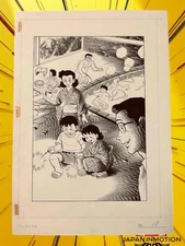 z6101 Wataru Takahashi  Japan Manga Original Comic Art Splash  Page 18
