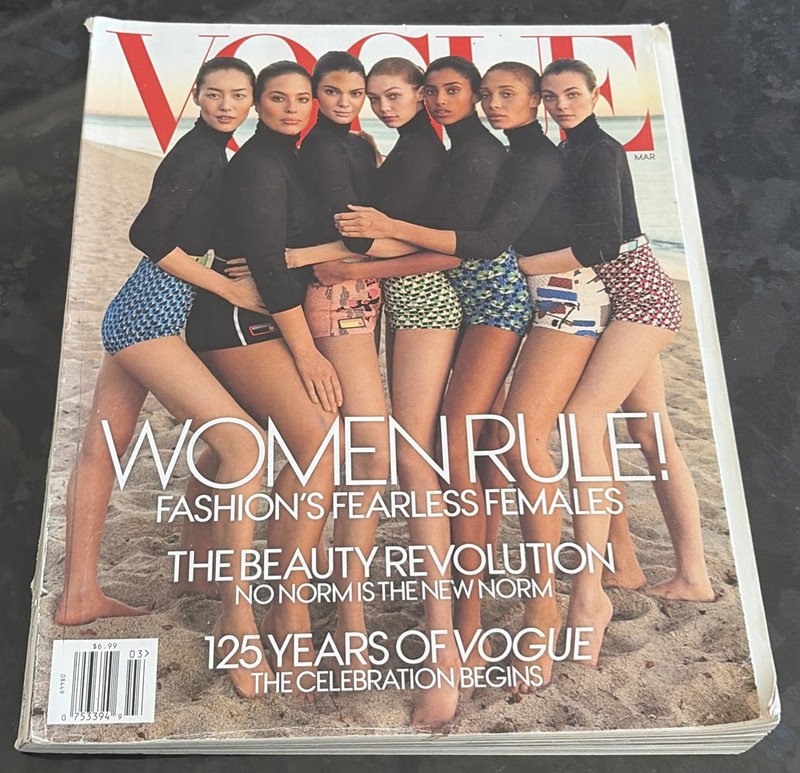 VOGUE Magazine MARCH 2017 Women Rule! Featuring THE FASHION’S FEARLESS FEMALES