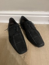 Lloyd Germany Point Black And Grey Men’s Tweed Shoes Dress Suit Men’s Size 7.5 