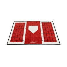 GoSports Baseball and Softball Hitting Mat with Batting Stance Alignment Guid...