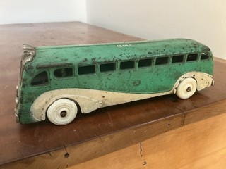 Autobus vintage arcade in ghisa GMC Coast To Coast anni '30
