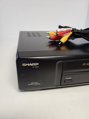 Sharp VHS Player VC-H952U 19 Micron Heads Hi Fi Stereo 4 Head - No
