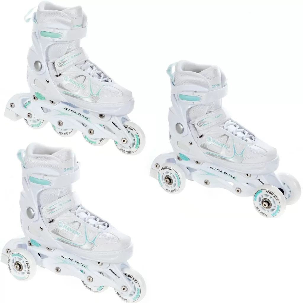 Roller en ligne et patin à roulette triskate Spirit blanc mixte