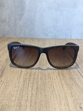 Ray-Ban Polarised Sunglasses JUSTIN MATTE HAVANA RB4165 865/T5 - 54mm