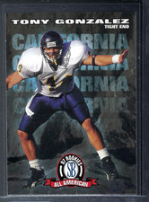 1997 Score Board Tony Gonzalez #93 All American Rookies Kansas City Chiefs