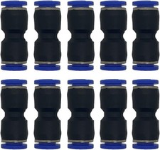 zjxed 8mm OD x 8mm OD Pneumatic quick Connector Push to Connect fittings Straigh