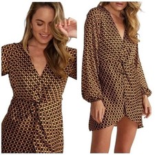 NWT Minkpink Valentina Mini Dress Womens Large​​​​​​​